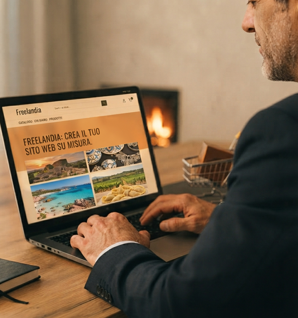 Navigazione su sito web